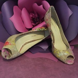 Ivanka Trump open toe heels